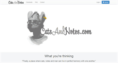 Desktop Screenshot of catsandnotes.com